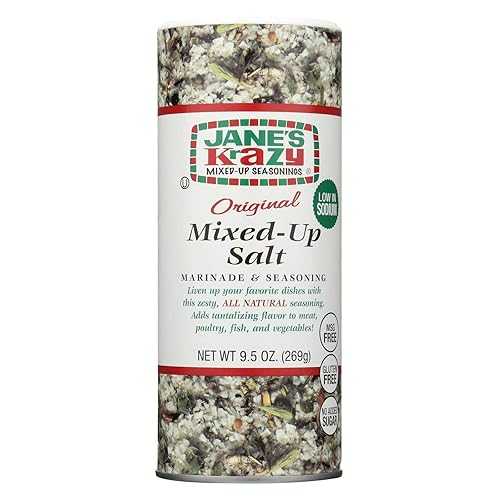 Jane's Krazy Seasonings ミックスアップソルト、9.5 オンス (12 個パック) Jane's Krazy Seasonings Mixed Up Salt, 9.5 Ounce (Pack of 12)