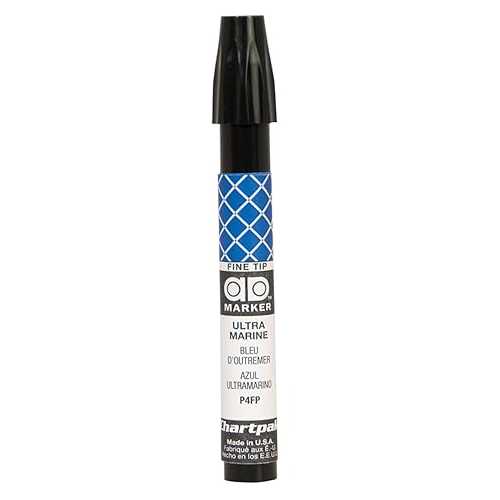 AD Marker The Original Chartpak, Fine Point, Ultramarine Blue, 1 Each (P4FP)