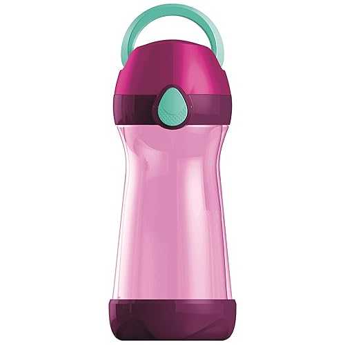 Maped Picnik Concept Spillproof Water Bottle, 14.5 薬局衡オンス, Pink