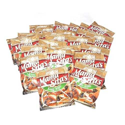 Mama Sita's Spice Mixes, Cooking Sauces, Soup Bases, & Stew Mixes (Kare Kare Peanut Sauce Mix, 24 Pack of 57g)