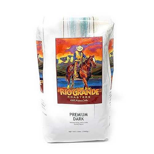 リオ グランデ ロースターズ プレミアム ダーク 3 ポンド バッグ全豆コーヒー Rio Grande Roasters Premium Dark 3 Lb. Bag Whole Bean Coffee