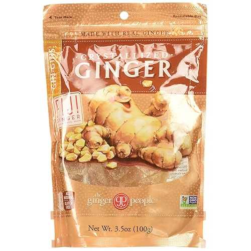 ジン ジン 結晶化ジンジャー キャンディー 3.5 オンス バッグ 6 パック The Ginger People Gin Gins Crystallized Ginger Candy 3.5oz Bag 6-Pack