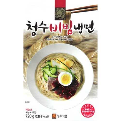 Choung Soo ビビン冷麺、韓国冷麺 スープベース 720g (5 パック) Choung Soo Bibim Naengmyeon, Korean Cold Noodle with Soup Base 720g (5 Pack) 13,633円