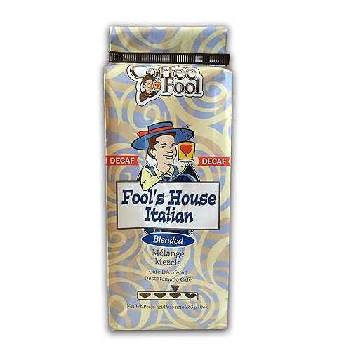 コーヒーフールズ ディカフェハウスイタリアン（ストロングドリップグラインド） The Coffee Fool Coffee Fool's Decaf House Italian (Strong Drip Grind)