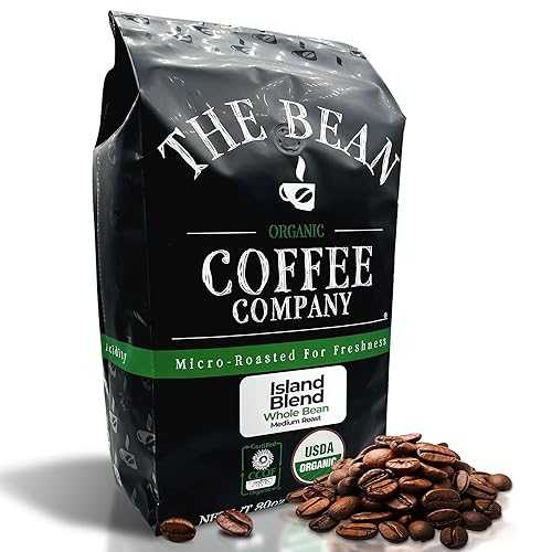 The Bean Coffee Company The Bean Organic Coffee Company Island Blend, Medium Roast, Whole Bean Coffee, 5-Pound Bag 18,991円