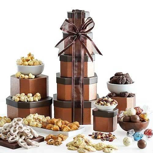 お菓子、クッキー、ナッツの詰め合わせギフトバスケット Broadway Basketeers Gift Basket with Assorted Sweets, Cookies and Nuts