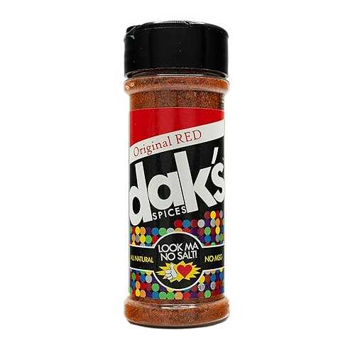 DAK'S SPICES ALL NATURAL LOOK MA NO SALT! NO MSG DAK's Spices Original Red Mouth Watering Seasoning Blend | 100% Salt & Sugar Free | Premium & Healthy Seasoning | MSG Free, Preservative Free, Potassium Chlor