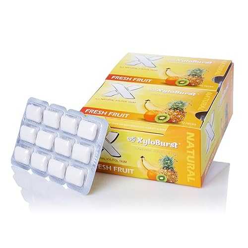 XyloBurst Gum | Xylitol Chewing Gum | Sugar Free, Gluten Free, Keto Friendly | Aspartame Free Gum For Oral Health | Fruit | 12 Pieces, Pack of 12 4,757円