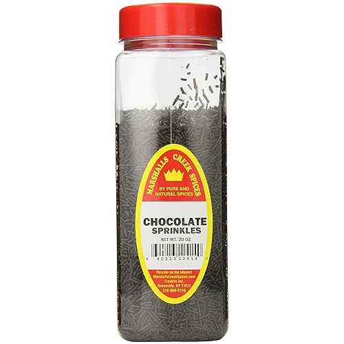 Marshall's Creek Spices Sprinkles Seasoning, Chocolate, XL Size, 20 Ounce Marshalls Creek Spices Marshall's Creek Spices Sprinkles Seasoning, Chocolate, XL Size, 20 Ounce