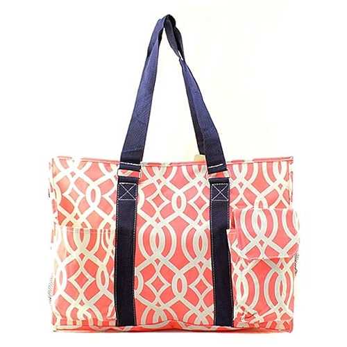 N. Gil All Purpose Organizer 18\" Large Utility Tote Bag (Vine Coral) NGIL N. Gil All Purpose Organizer 18\"" Large Utility Tote Bag (Vine Coral)"