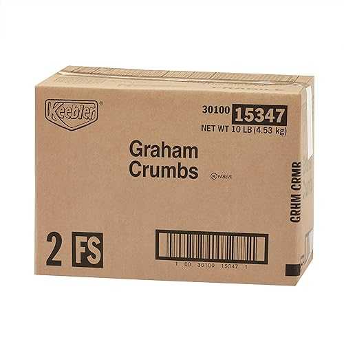 キーブラー プレーン グラハム クラッカー クランズ、10 ポンド Keebler Plain Graham Cracker Crumbs, 10 Pound