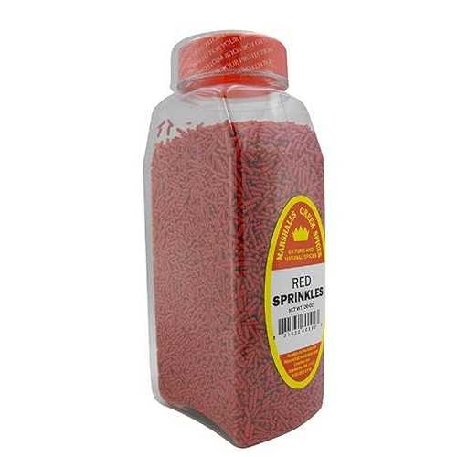 マーシャルズ クリーク スパイス マーシャルズ クリーク スパイス社 スプリンクル レッド、XL サイズ、20 オンス Marshalls Creek Spices Marshall's Creek Spices Marshalls Creek Spice Co. Sprinkles Red, XL Size, 20 Oz画像