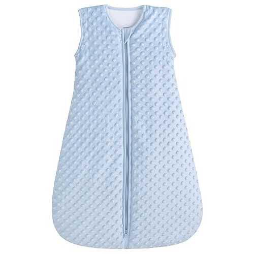Baby in a Bag BABYINABAG Warm Quilted Winter Model Baby Sleeping Bag and Sack, Plush Minky Dot, 2.5 Togs for Infants and Toddlers (Medium (10-24 mos))｜Glomarket