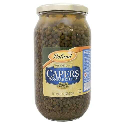 Roland Foods Nonpareille Capers, Specialty Imported Food, 32-Ounce Jar