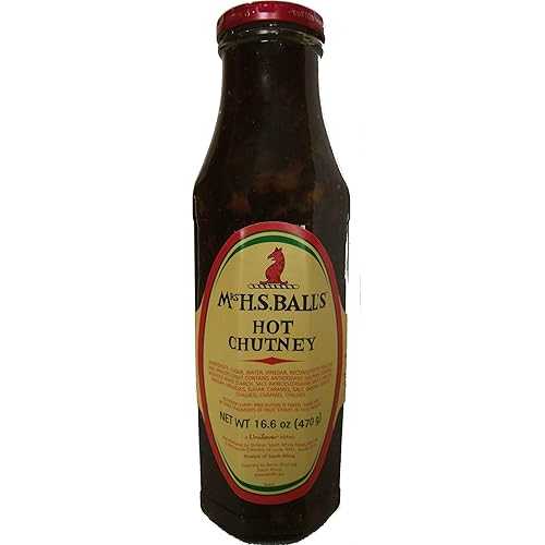 ミセス ボールズ チャツネ ホット 16.60 オンス (8 個入り) Mrs Ball's Mrs Balls Chutney Hot 16.60 Ounces (Case of 8)