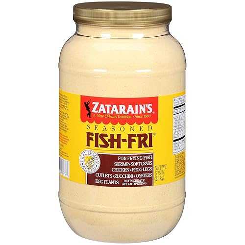 Zatarain's Seasoned Fish Fri Seafood Breading Mix, 5.75 lb (Pack of 4)