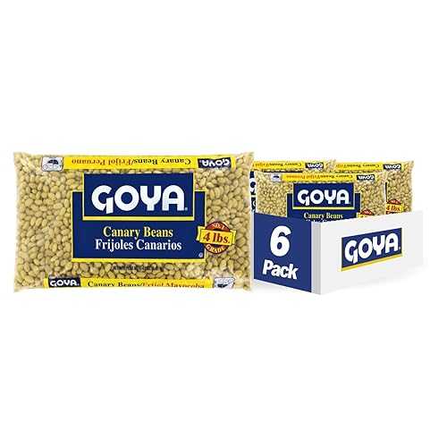 Goya Foods Canary Beans, Dry, 4 Pound (Pack of 6)