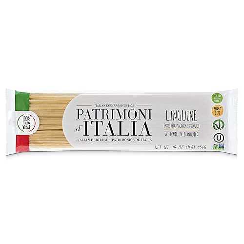パトリモニ ディタリア リングイネ、1ポンド(20個パック) Patrimoni d'Italia Linguine, 1 Pound (Pack of 20) 20,254円