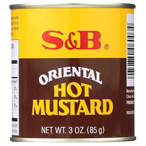 s&b オリエンタル ホットマスタード パウダー - 3オンス [6個] (074880060034) S&B s & b oriental hot mustard powder - 3oz [6 units] (074880060034)