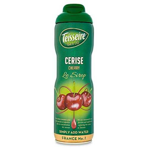 テイセイレ シロップ チェリー - 600ml (20.29fl oz) Teisseire Sirop Cherry - 600ml (20.29fl oz)