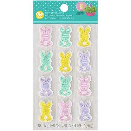 Wilton Food Items DOT MATRIX ICING DEC PASTL BNNY, us:one size, Pastel Bunny画像