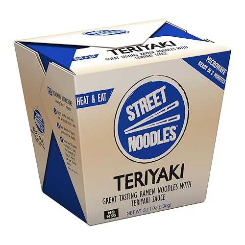 Street Noodles 6 Pack Ramen Noodle Teriyaki Sauce 8.11oz