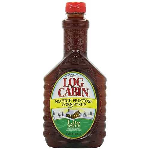 ログキャビン ライト シロップ、24 オンス (4 個パック) Log Cabin Lite Syrup, 24-Ounce (Pack of 4)|Glomarket