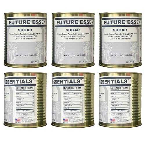 缶入りグラニュー白砂糖 半ケース Future Essentials 1 Half-Case of Canned Granulated White Sugar