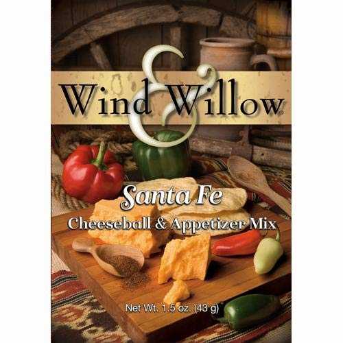 Wind and Willow オールド サンタフェ チーズボール ミックス - 1.5 オンス (4 パック) Wind & Willow Wind and Willow Old Santa Fe Cheeseball Mix - 1.5 Ounce (4 Pack)