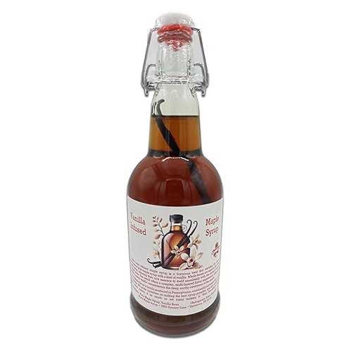洋書 Vanilla Infused Nova Maple Syrup - Pint (16 Fl Oz)