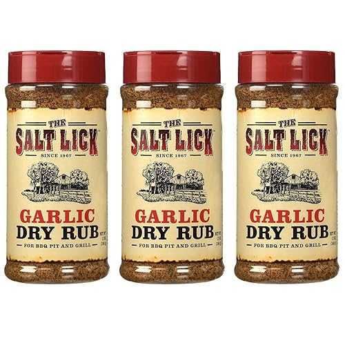 The Salt Lick BBQ Garlic Dry Rub 12 Oz - Pack of 3