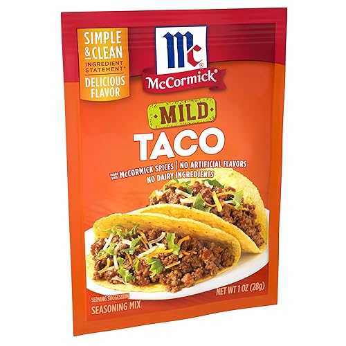 McCormick Classic Taco Seasoning Mix Packet, Mild, 1 oz(Pack of 24)