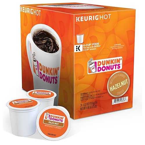 ダンキンドーナツ ヘーゼルナッツ K カップ (96 カウント) Dunkin' Donuts Hazelnut K-Cups (96 Count)