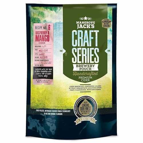 マングローブジャックのクラフトシリーズ ラズベリー＆マンゴーサイダーポーチ Mangrove Jack's Craft Series Raspberry and Mango Cider Pouch