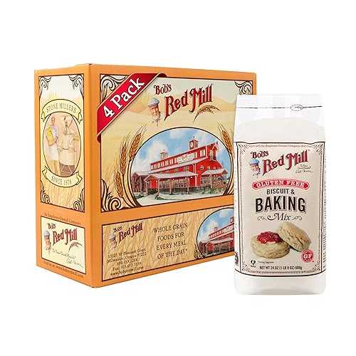 Bob's Red Mill グルテンフリー ビスケット & ベーキング ミックス、24 オンス (4 個パック) Bob's Red Mill Gluten Free Biscuit & Baking Mix, 24 Ounce (Pack of 4)