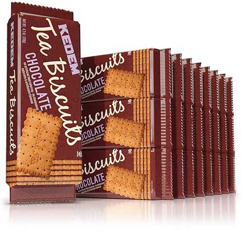 Kedem Tea Biscuits、チョコレート、4.2オンス（24個パック） Kedem Tea Biscuits, Chocolate, 4.2-Ounce (Pack of 24)