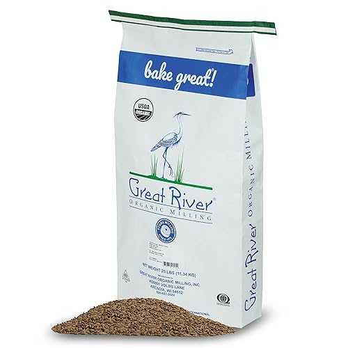 Great River オーガニックミリング、全粒粉、ライ麦粒、オーガニック、25ポンド (1パック) Great River Organic Milling, Whole Grain, Rye Grain, Organic, 25-Pounds (Pack of 1)