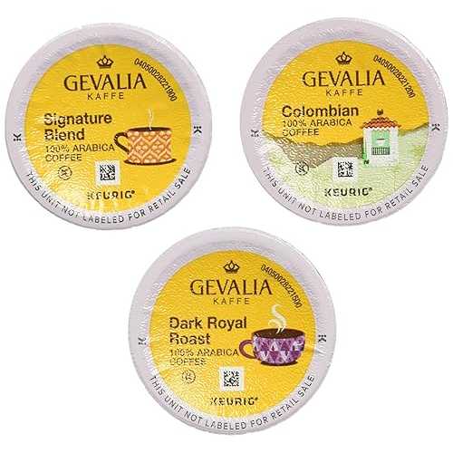 Gevalia Coffee Kカップポッドバラエティパック、シグネチャーブレンド、コロンビア＆ダークロイヤルロースト、36個 Gevalia Coffee K-Cup Pods Variety Pack, Signature Blend, Columbian and Dark Royal Roast, 36 Count
