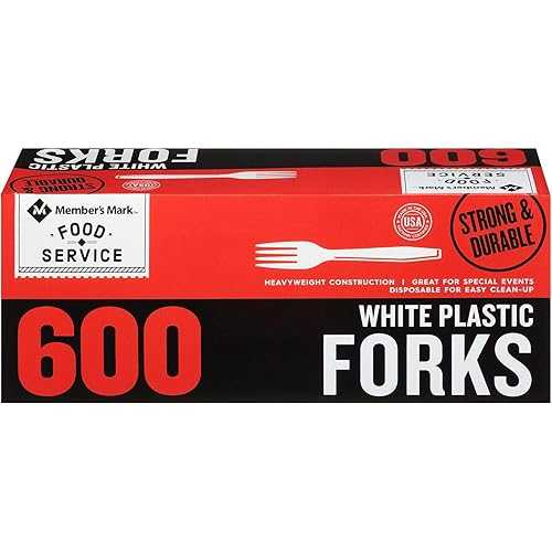 Member's Mark White Plastic Forks (600 Count) MEMBER ?S MARK Member's Mark White Plastic Forks (600 Count)