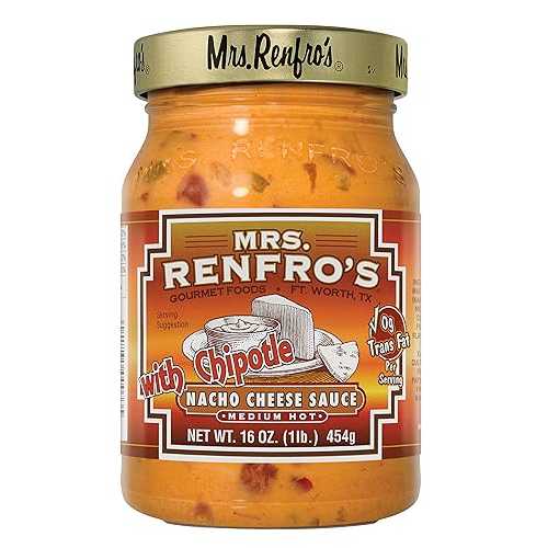 Mrs. Renfro's Nacho Cheese Sauce with Chipotle, 16 oz (4 Pack) 11,751円