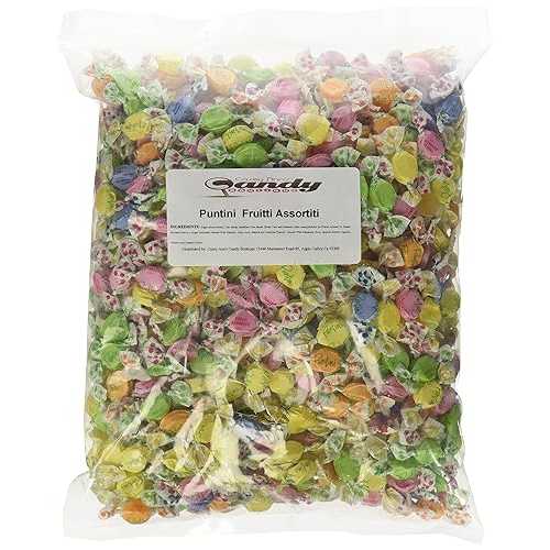 プンティーニ イタリア産ナツメ フルッティ アソーティティ 2ポンド (シュガー) Chipurnoi Puntini Italian Jujubes Frutti Assortiti 2lb (SUGAR)