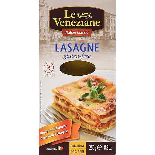 Le Veneziane グルテンフリー ラザニア シート 250g Le Veneziane Gluten Free Lasagne Sheets 250g画像