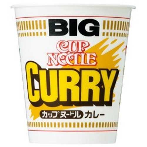 日清 BIG カップヌードル カレー味 119g×6パック (日本輸入) Nissin BIG Cup Noodle Curry Flavor 119 g x 6 Packs (Japan Import)画像