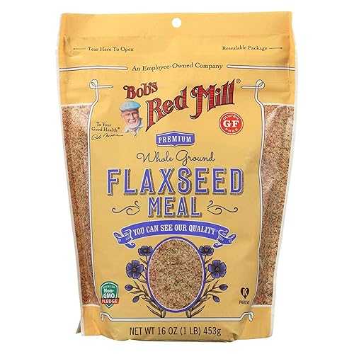 BOB'S RED MILL, Flaxseed Meal, Gluten Free, Pack of 4, Size 16 OZ, (Gluten Free Kosher)4