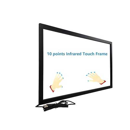 Deyowo 47 インチ インタラクティブ 10 ポイント赤外線 IR タッチ スクリーン オーバーレイ フレーム フリー ドライバー Deyowo 47 Inch Interactive 10 Points Infrared IR Touch Screen Overlay Frame Free Driver