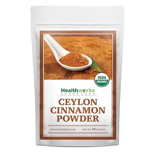 ???? ???? ??? ?? ??? ??? - 454g / 1??? - ?? ?? - ??, ?? & ?GMO - ??, ? & ???? ?? - ??? ????/??? Healthworks Superfoods Organic Ceylon Cinnamon Powder - 16 Oz / 1 L