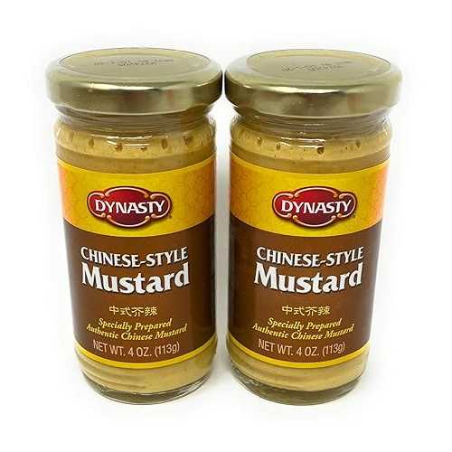 王朝中華風マスタード 4オンス (113g)、2パック Dynasty Chinese-Style Mustard 4oz (113g), 2 Pack