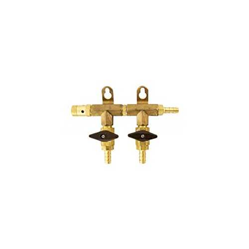 ガスマニホールド - 2ウェイ Homebrewers Outpost Gas Manifold - 2 Way
