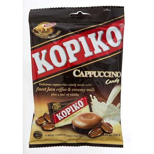コピコ スナック キャンディ カプチーノ、4.23 オンス (8 個パック) Kopiko Snack Candy Cappuccino, 4.23-Ounce (Pack of 8)