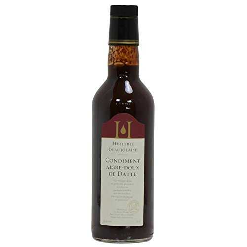 デーツビネガー、スイートアンドサワー - 1 瓶 - 16.9 液量薬局衡オンス Huilerie Beaujolaise Date Vinegar, Sweet and Sour - 1 bottle - 16.9 fl 薬局衡オンス